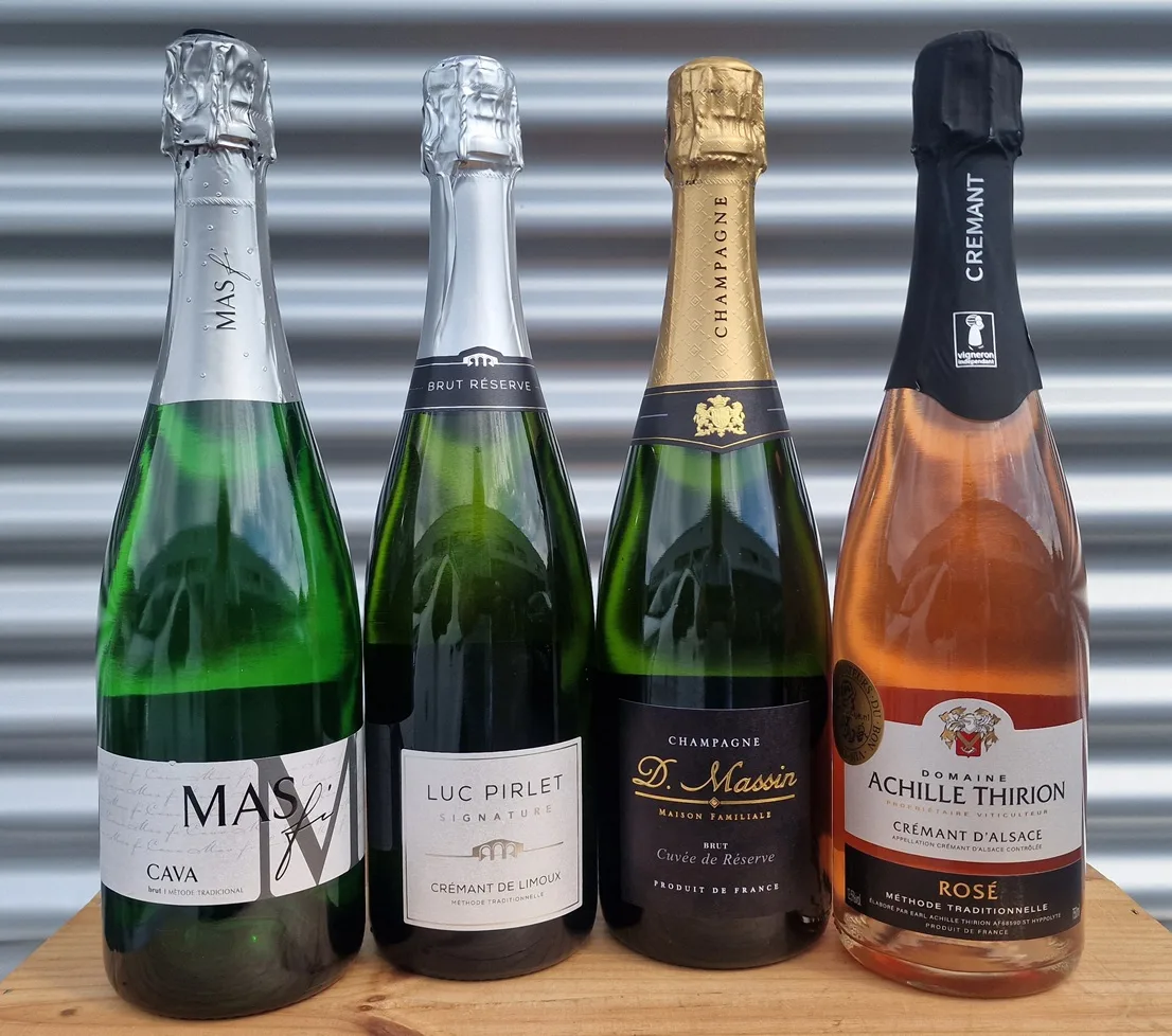 Champagne Crémant Cava Prosecco Verschil